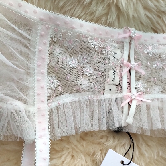 ⛔ SOLD ⛔ For Love & Lemons Victoria's Secret Evie Garter - Picture 7 of 11